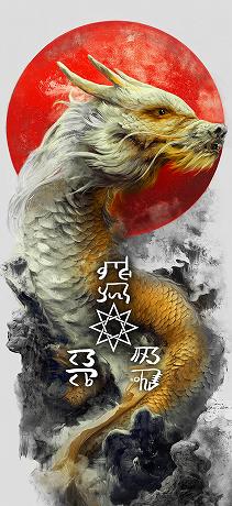 黄白の龍神様と太陽神,心身の健康